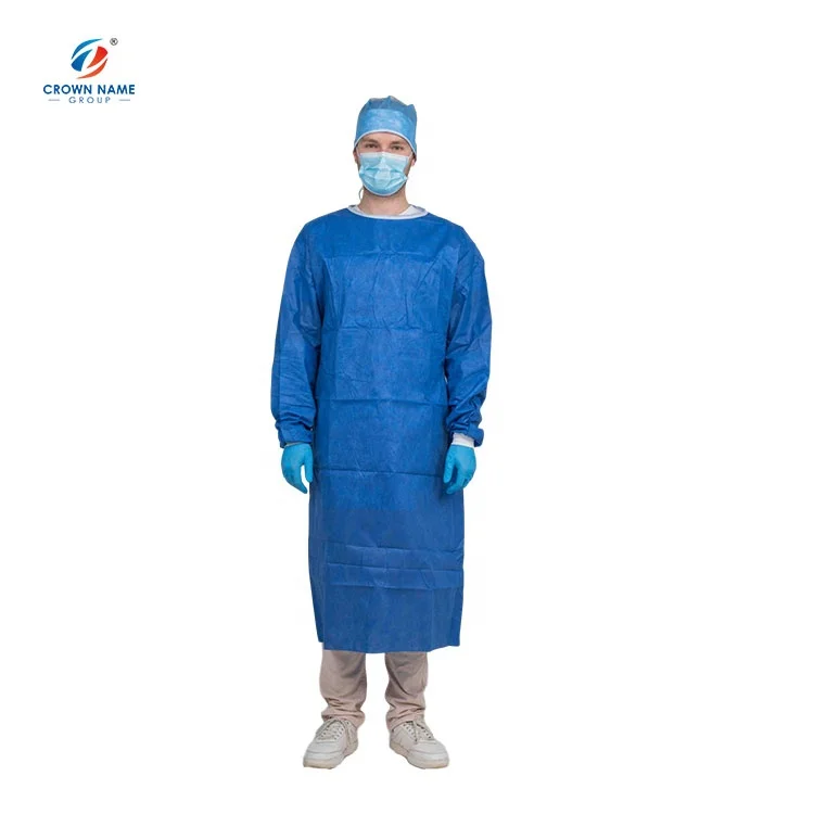 Protective sms reinforced medical surgical isolation gown