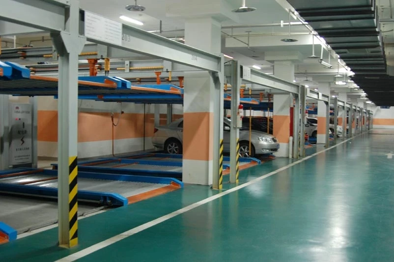 Two level underground car lift garage parking equipment car lift vehicle equipment