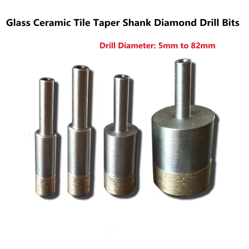 Diamond Cone Shank Drill Bit for Making Hole on the Glass