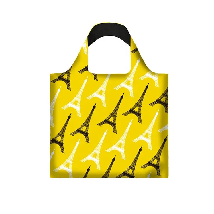 Wholesale Custom Eco Friendly Reusable Cloth Bag Fashionable Folding Shopping Bags