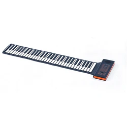 Wholesale Portable Mini Keyboard Electronic Roll Up Piano Keyboard Kids Toy Musical Instruments