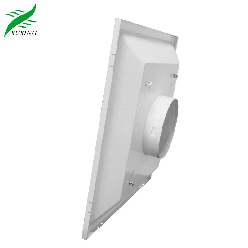 Hvac Ventilation Metal Decorative 2-Cone Panel Air Vent Diffuser Square Flat Ceiling Air Diffuser