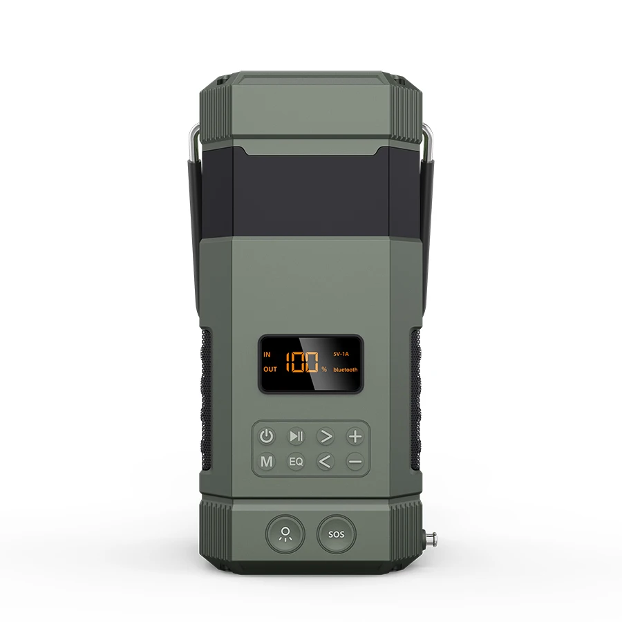 Smart Multipurpose Solar speakers Flashlight Digital dab fm am Radio Frequency SOS alarm Com Cistema Solar Fm Radio