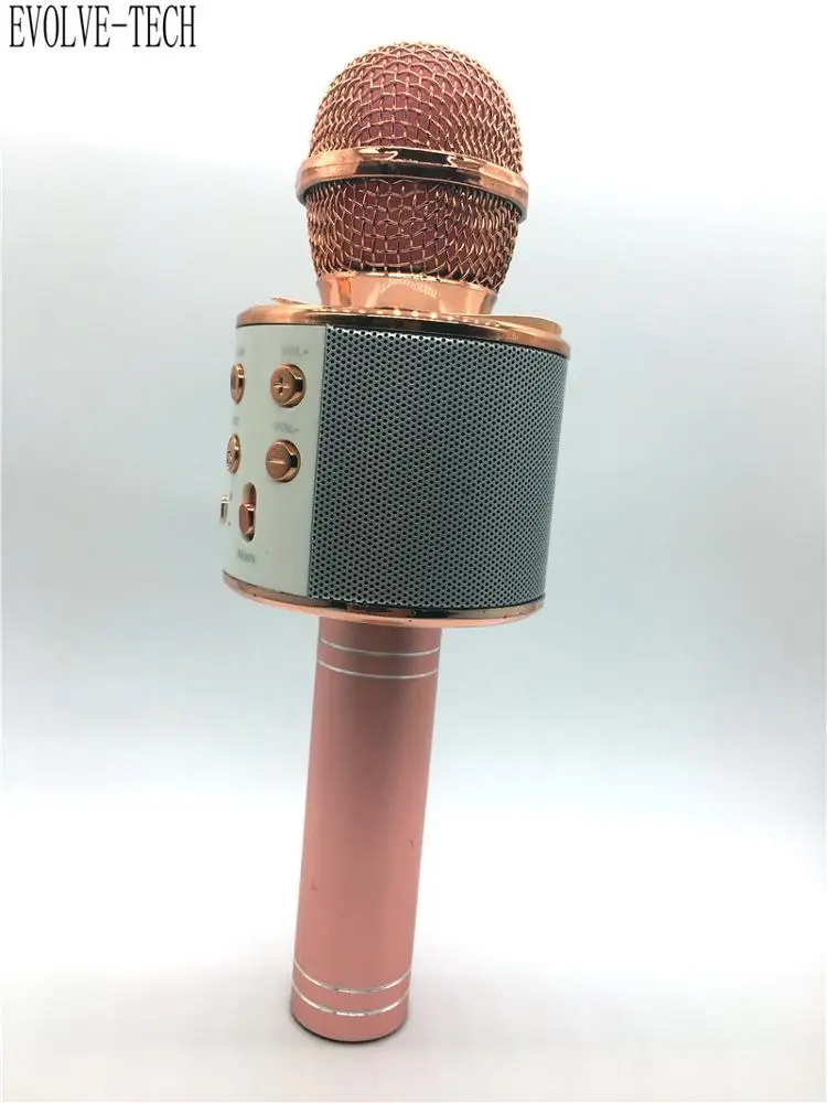 Cheapest Karaoke Microphone Handheld Wireless Speaker  Professional Handheld USB Charger KTV Microphone for Karaoke