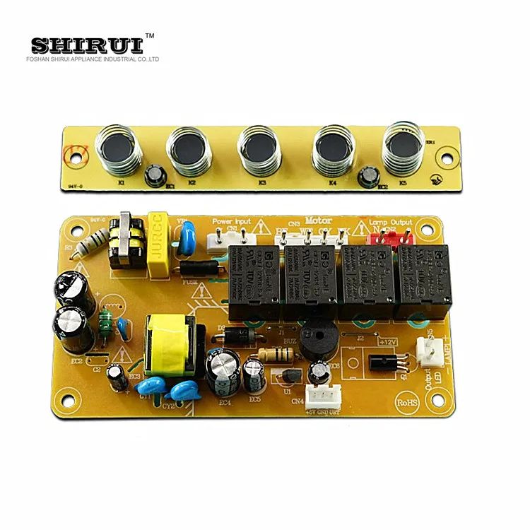 LCD touch backlight 3-speed cooker hood control kitchen chimney PCB board
