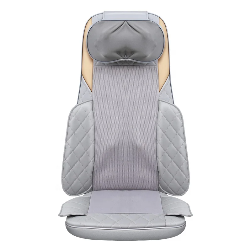 Full body acupressure massage chair back pain relief seat red light 3D kneading massage cushion home office chair car seat