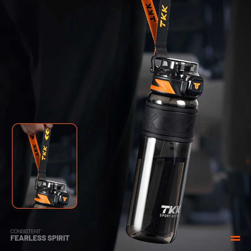 32oz water bottle with Straw 600 800 1000ml BPA Free Leakproof plastic bottle Dishwasher Safe tritan sports water bottle