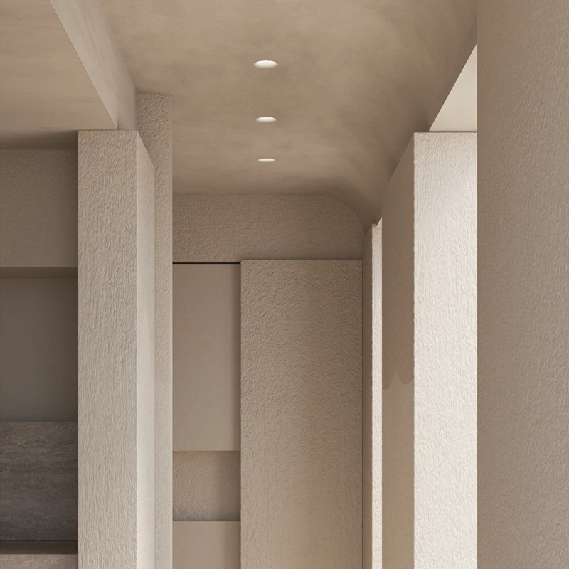 XRZLux 15W Borderless Gypsum Downlight Square LED Ceiling Lamp Recessed LED COB Spotlight Indoor Lighting AC220V-240V Hot Sale