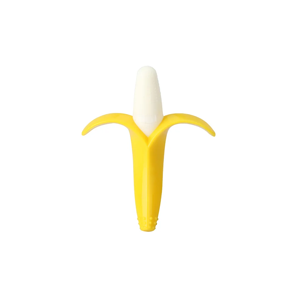 Banana Shaped Silicone Teething Soothers Pacifier for babies