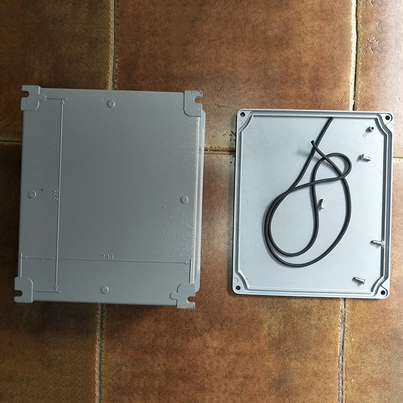 JESIRO 307*257*120mm box aluminium ip66 waterproof Aluminum box with external flanges electrical junction box