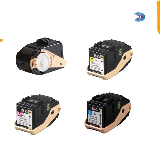 Colored compatible xerox 106R02602 106R02603 106R02604 106R02605 toner cartridge for xerox 7100