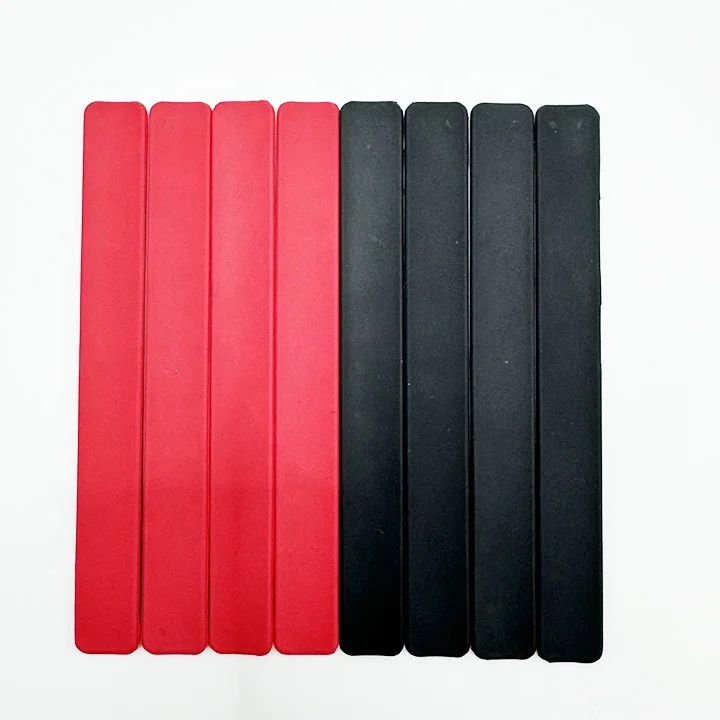 Manufacturer Adult Extra Long Silicone Wrist Band Flexible Snap Rubber Wristband Slap Bracelet