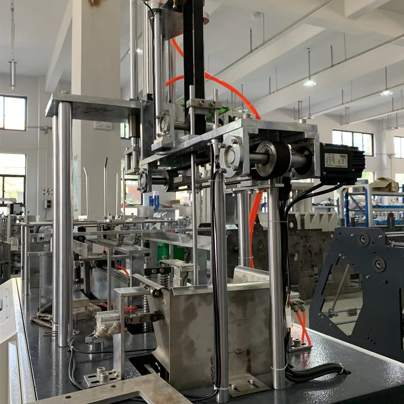 
ZX-RB Automatic PE coated paper box thermoforming machine/Take away box craft paper box making machine 