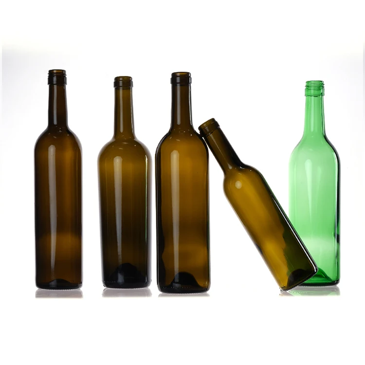Top Quality Classic Elegant Highend Leadless Crystal Wine Bottle Glass Wine Bottle