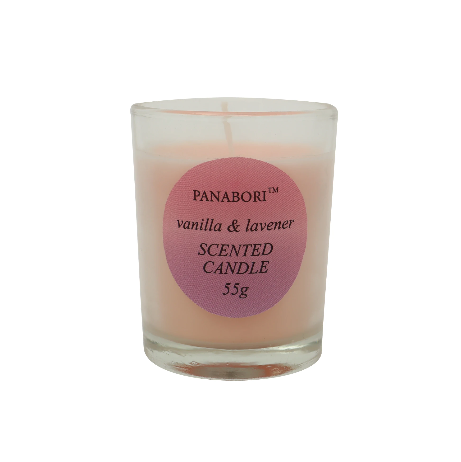 PANABORI Private Label Glass Jar Home fragrance Soy Wax Candles Scented Candle