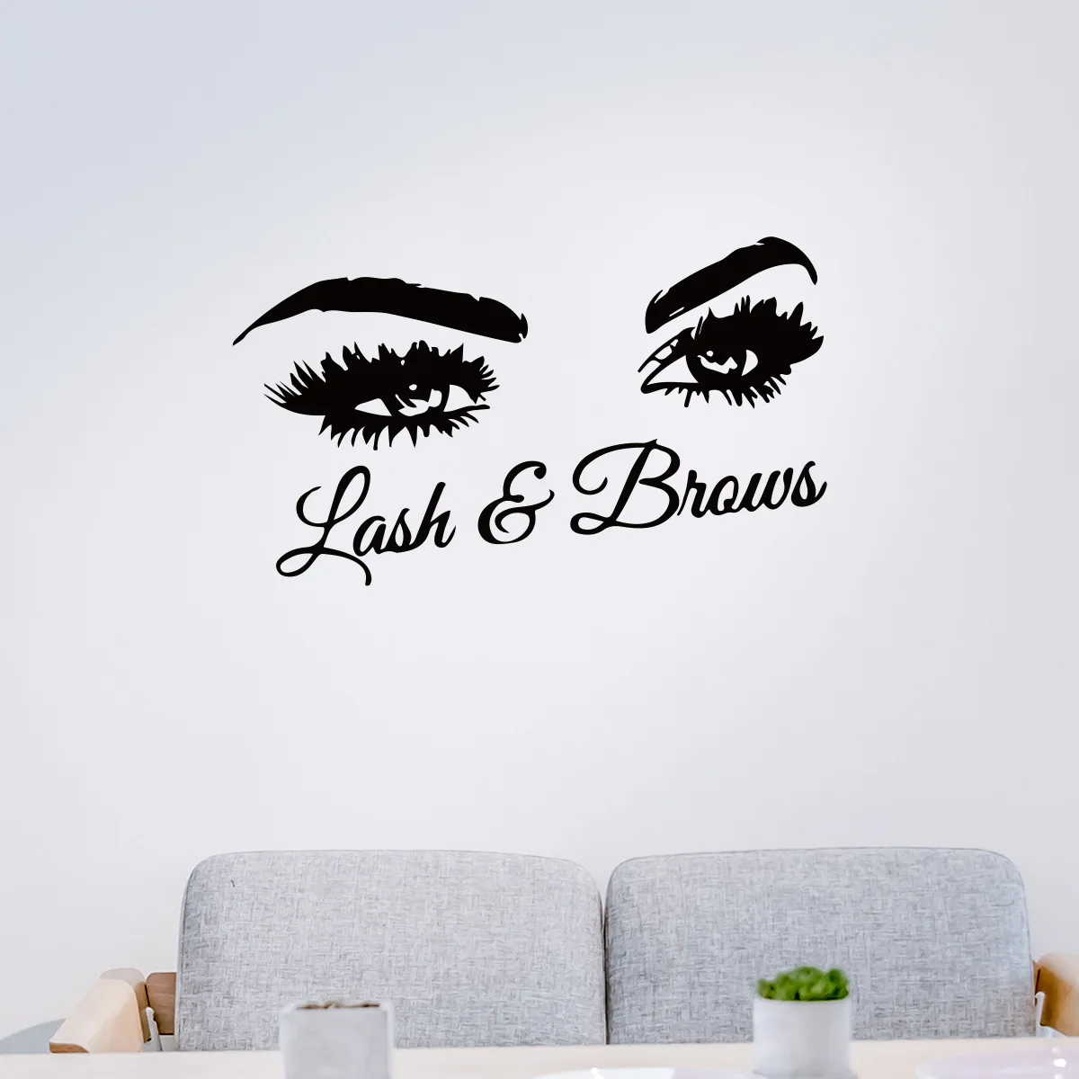 Creative Eye Wall Stickers Living Room Background Decorative Stickers Beauty Salon Wall Self-Adhesive Wall Stickers
