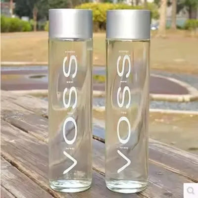 Customized250ML-750ML Voss бутылка для воды стеклянная сока Botellas De Vidrio Para El Agua