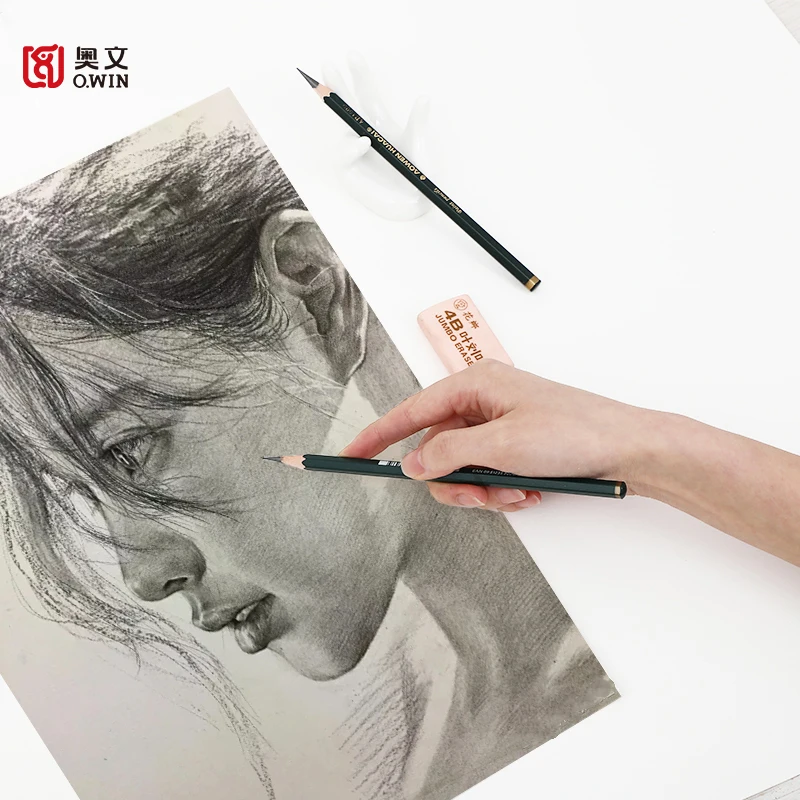 AOWEN Sketch Paper Cotton Watercolor 160g Coloring Book Art Drawing Supplies for Artist 20 Sheets/bag - 8K Meiduomei Series