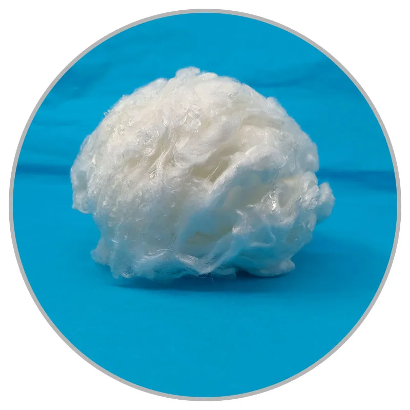 Чистое биоразлагаемое белое 3D 88 мм бамбуковое волокно для