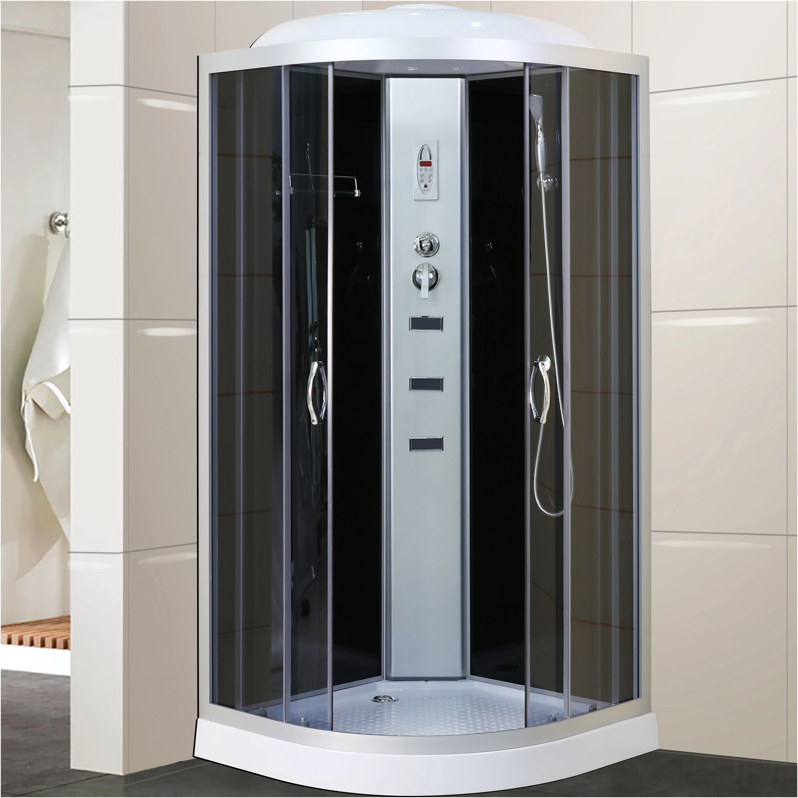 massage steam shower room steam shower cabin luxury whirlpool steam shower cabin  with jacuzzier lights