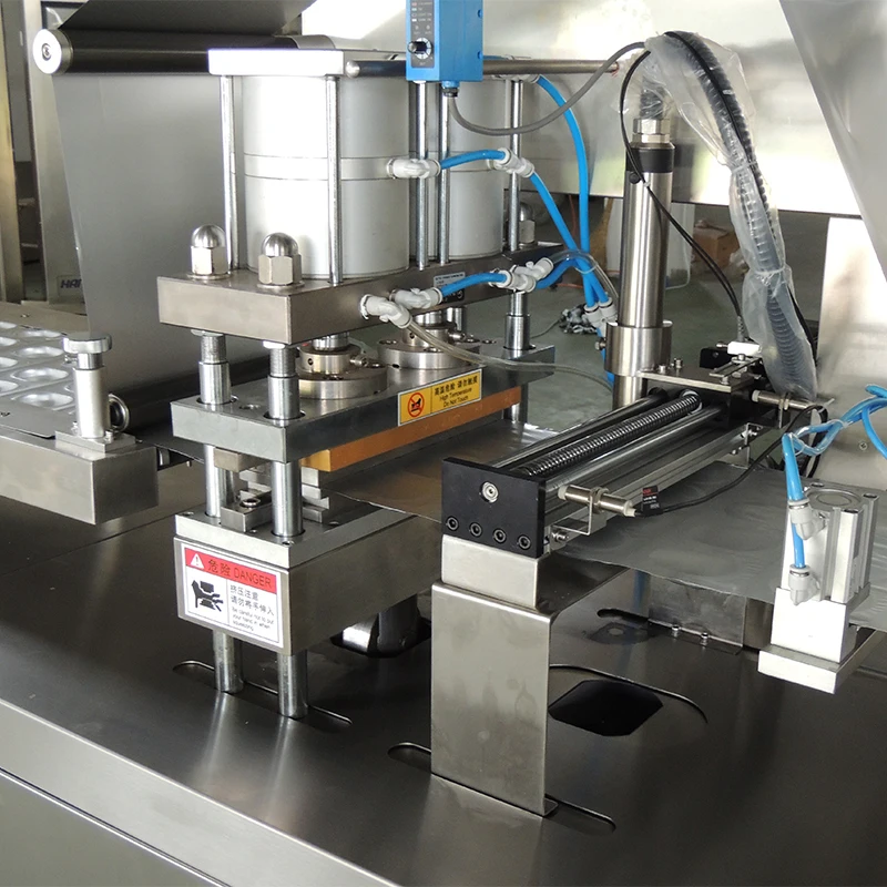 Dpp-270A Veterinary Medicine Alu-Alu/Alu-PVC Blister Packing Machine For Pharmacy