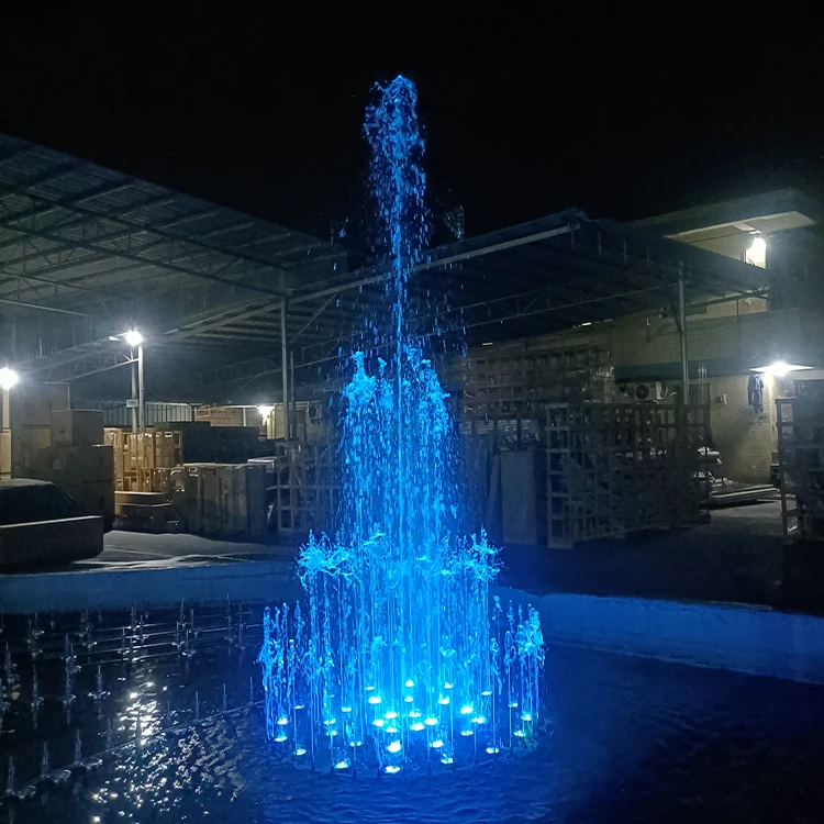 Factory Customize 12M Outdoor Decorative Basket Flower Musical Dancing Water Fountain