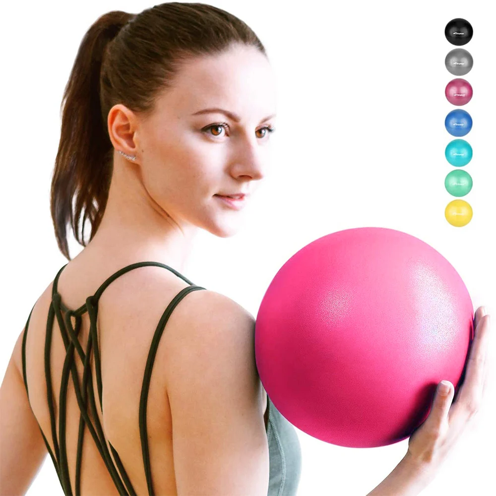 Explosion-Proof Stand 25Cm Custom Logo Small PVC Round Fitness Mini Yoga Pilates Ball