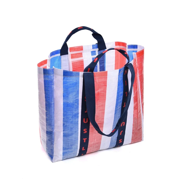 Custom Logo Waterproof Shopping Bag Reusable Grocery Tote Bags