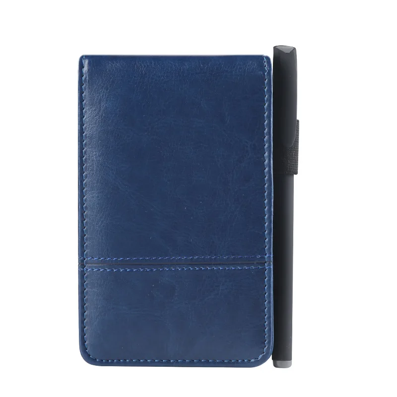 A7 PU Leather Journal Notebook with Calculator Working Small Notebook Notepad with Pen