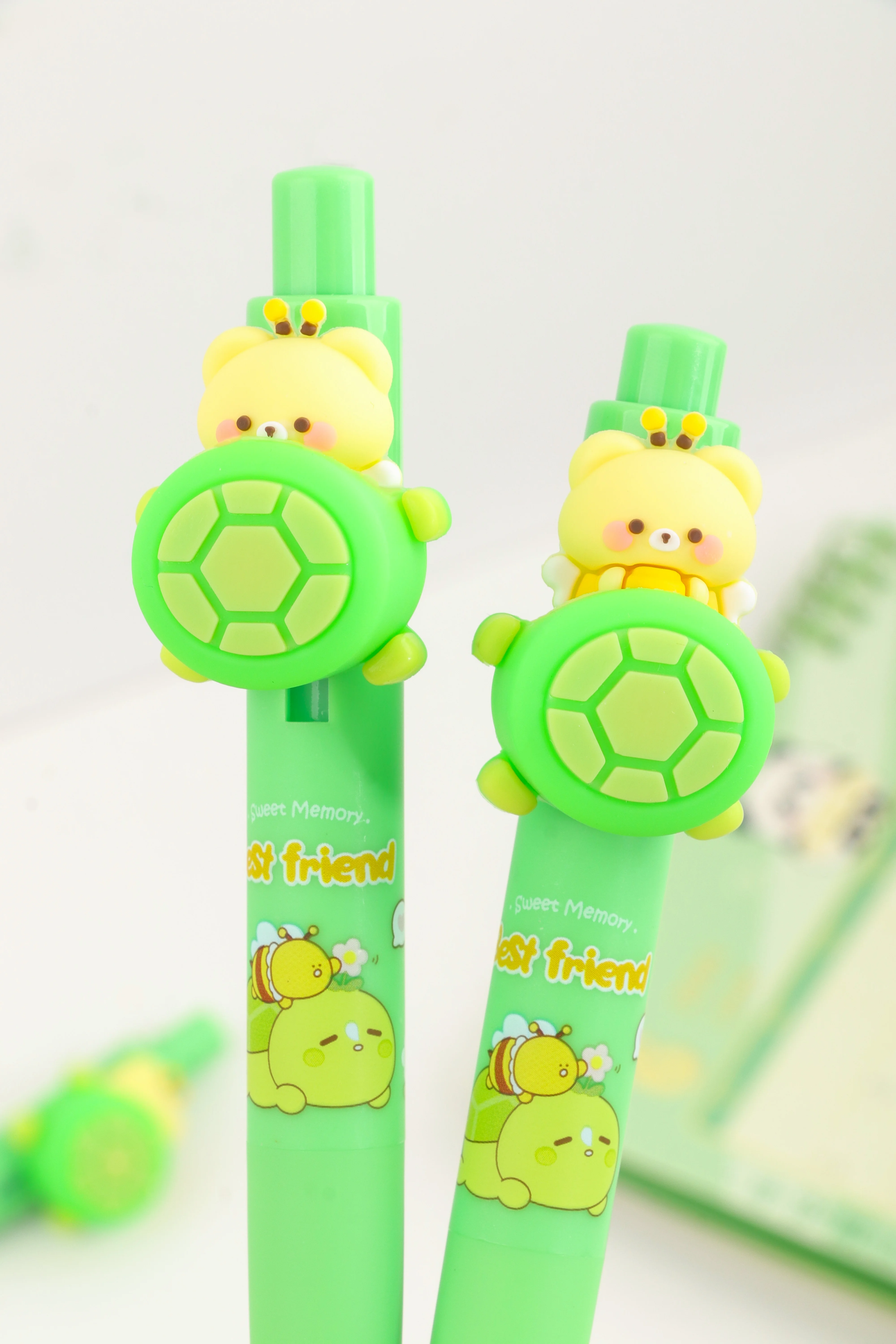 2024 New Kawaii Stationery Supplies School Student Cartoon Cute Black Ink Gel Pen  Utiles Escolares Papeleria Kawaii