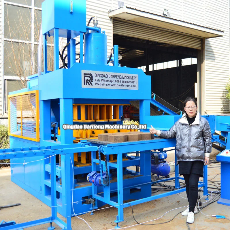 DF10-10S Fully Automatic Eco Compressed Earth Clay Block Making Machine auto brick machine