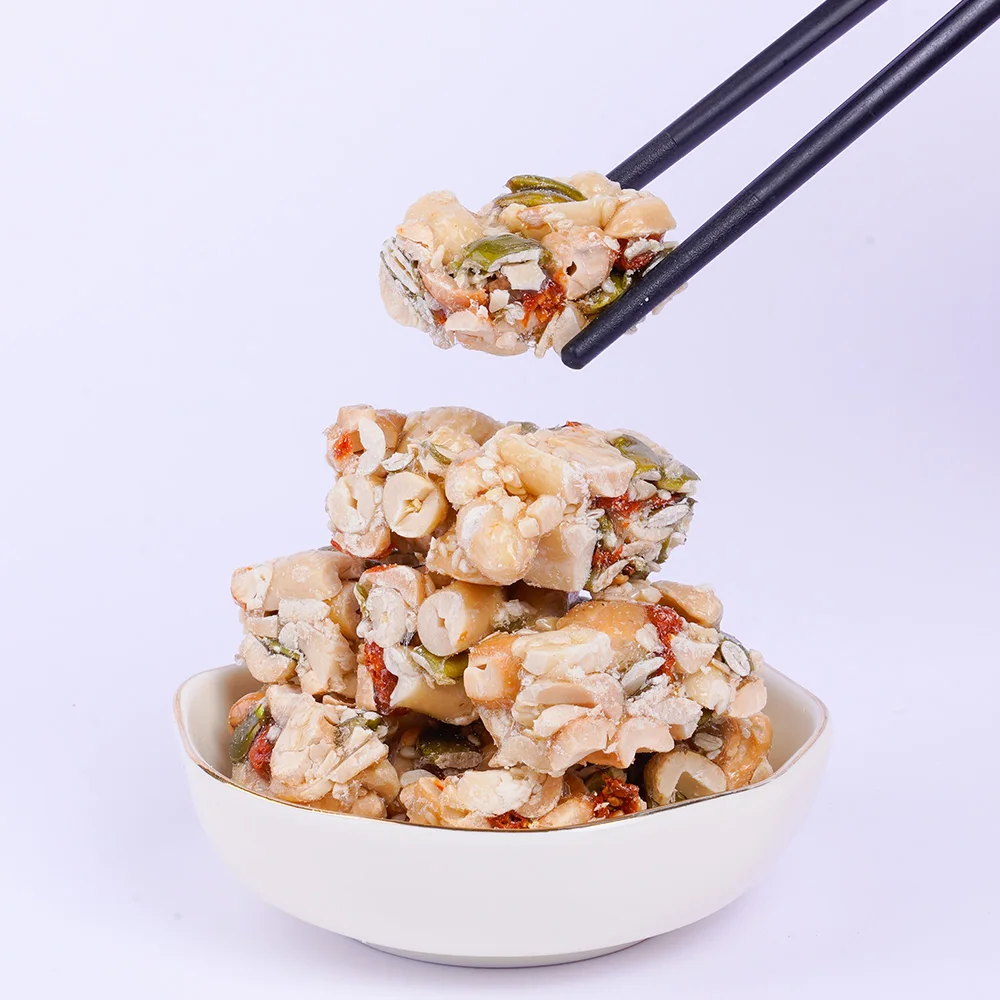 Sweet Nutty Gluten-Free Rice Cereal Snack Mix in Bulk Packaging Soft Texture Healthy Grain Snack Featuring Wheat