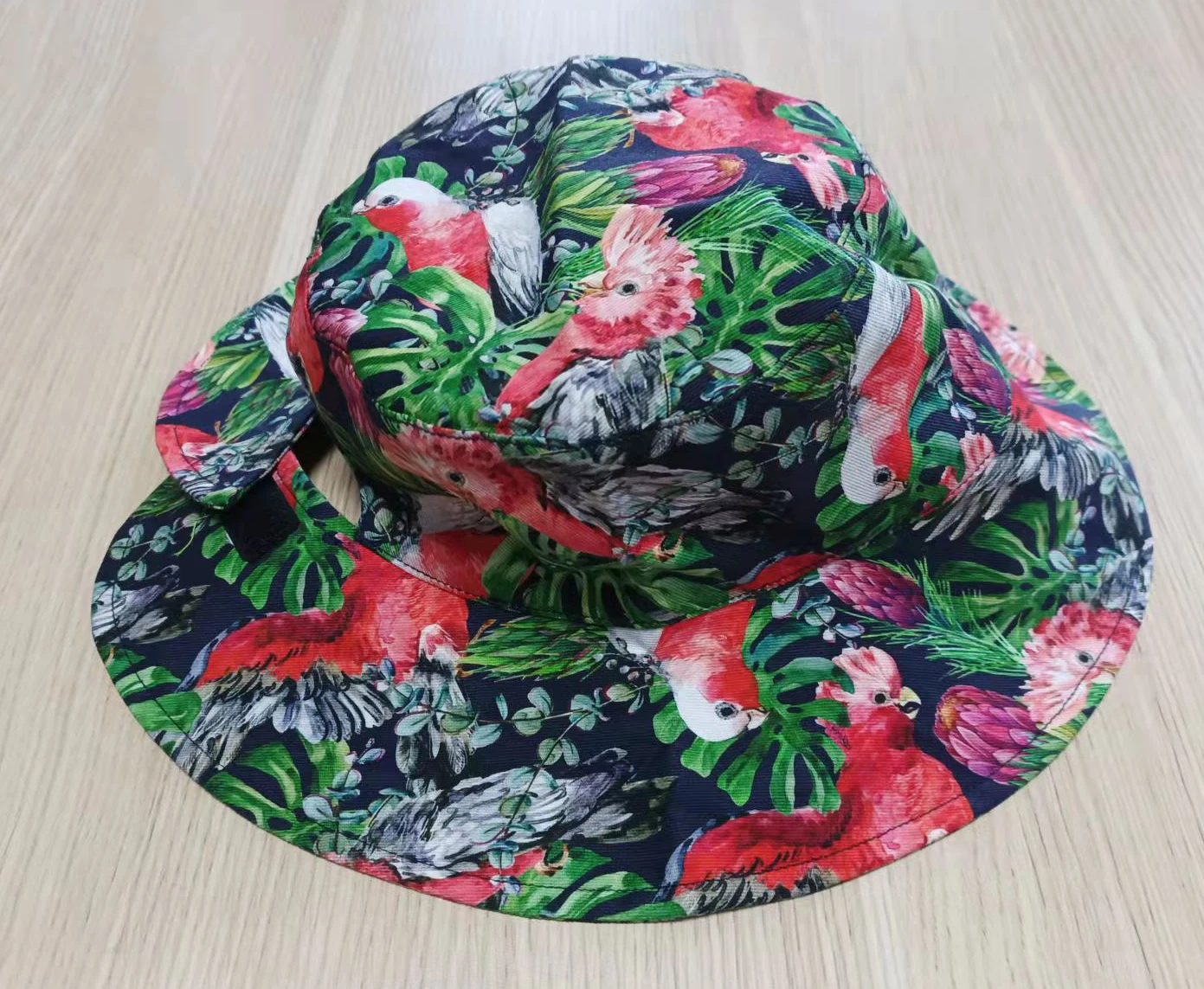 Hot sell custom printed cotton hat  trendy designer girls hats caps