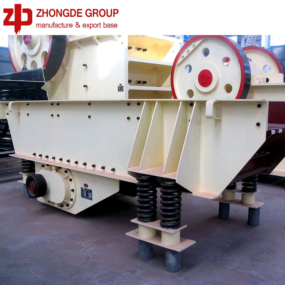 High quality stone crushing line rock vibrating feeder machine for sale