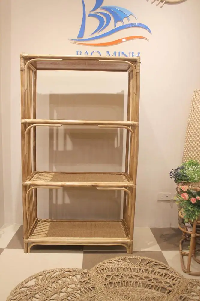Vintage Decorative Rattan Shelf