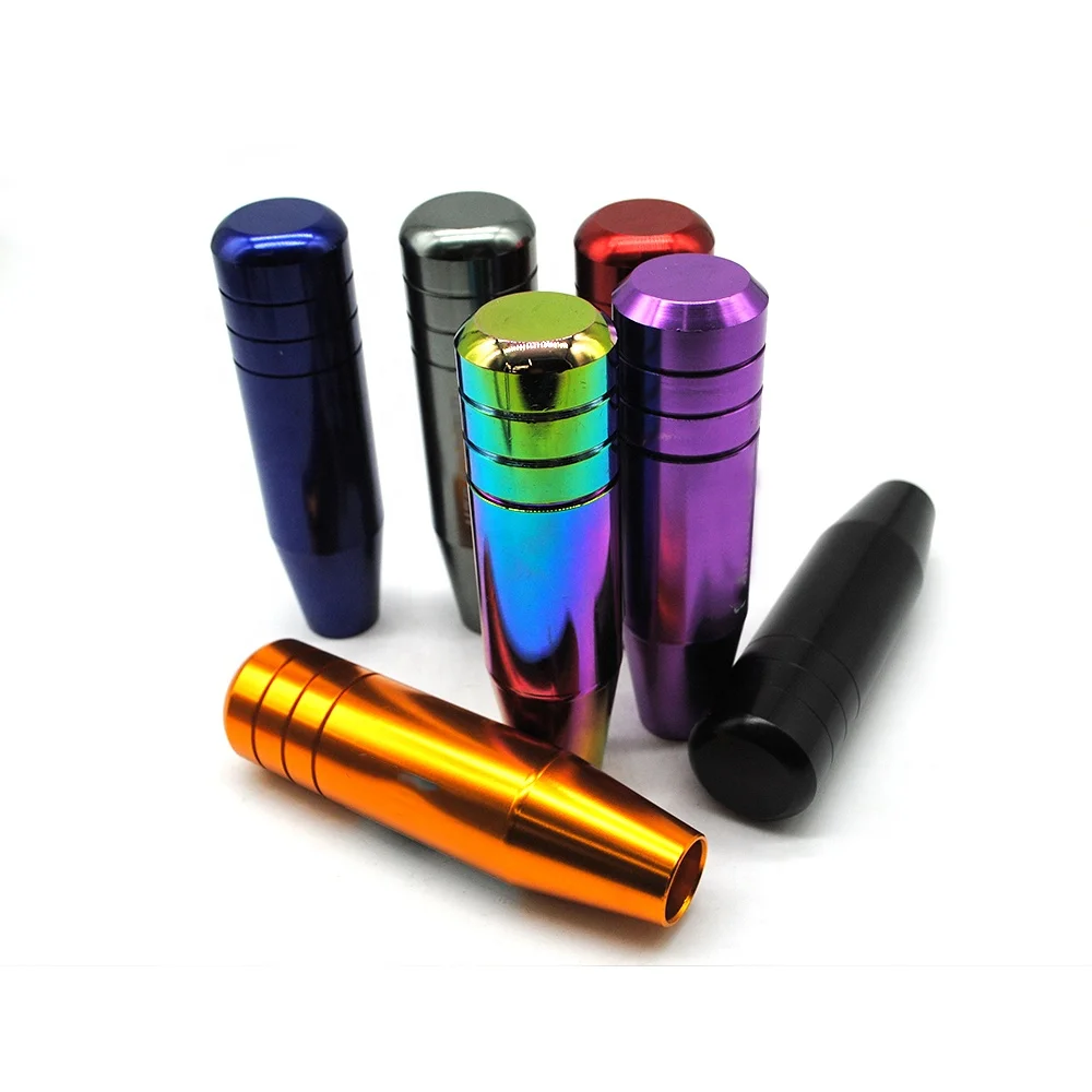 Gear Shift Knob Universal Automatic Unique Cars Styling Aluminium Alloy Universal Fitting High Level SY-PDT0377B Color Box 130MM