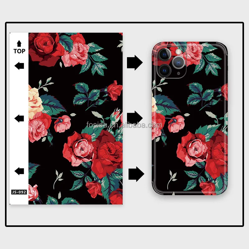 3D printing skin stickers phone raw materials phone back sticker skin for iphone