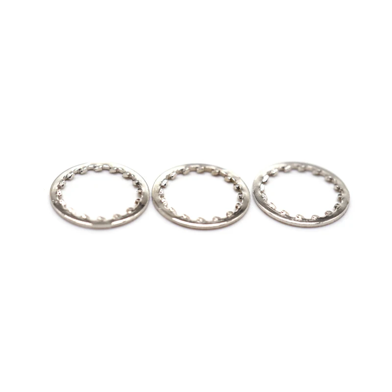sheet metal stamping service OEM custom 304 Stainless Steel Internal Tooth Serrated Lock Washer Gasket Control Mounting Washers