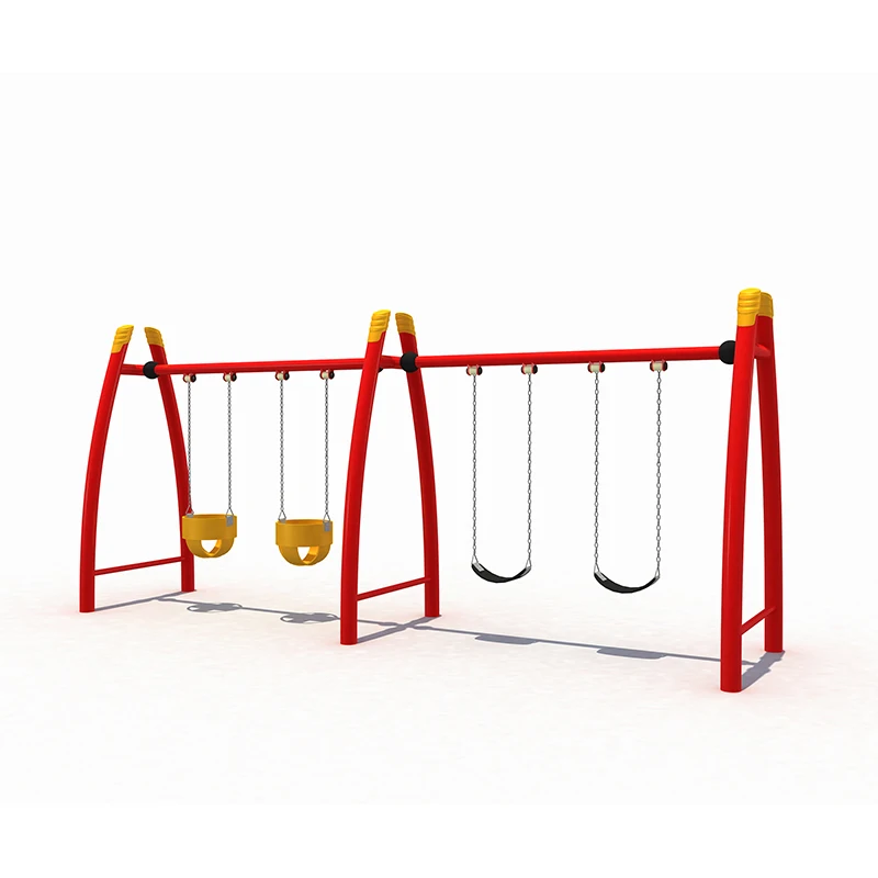 Metal swing for children playground kids swing car toy park game entertainment equipment