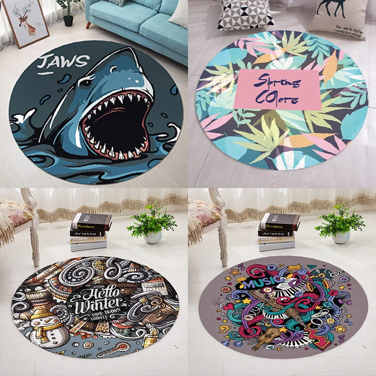 
Modern Design Custom Area Rugs Pattern Design Carpet Polyester 3D Digital Printed Rugs 