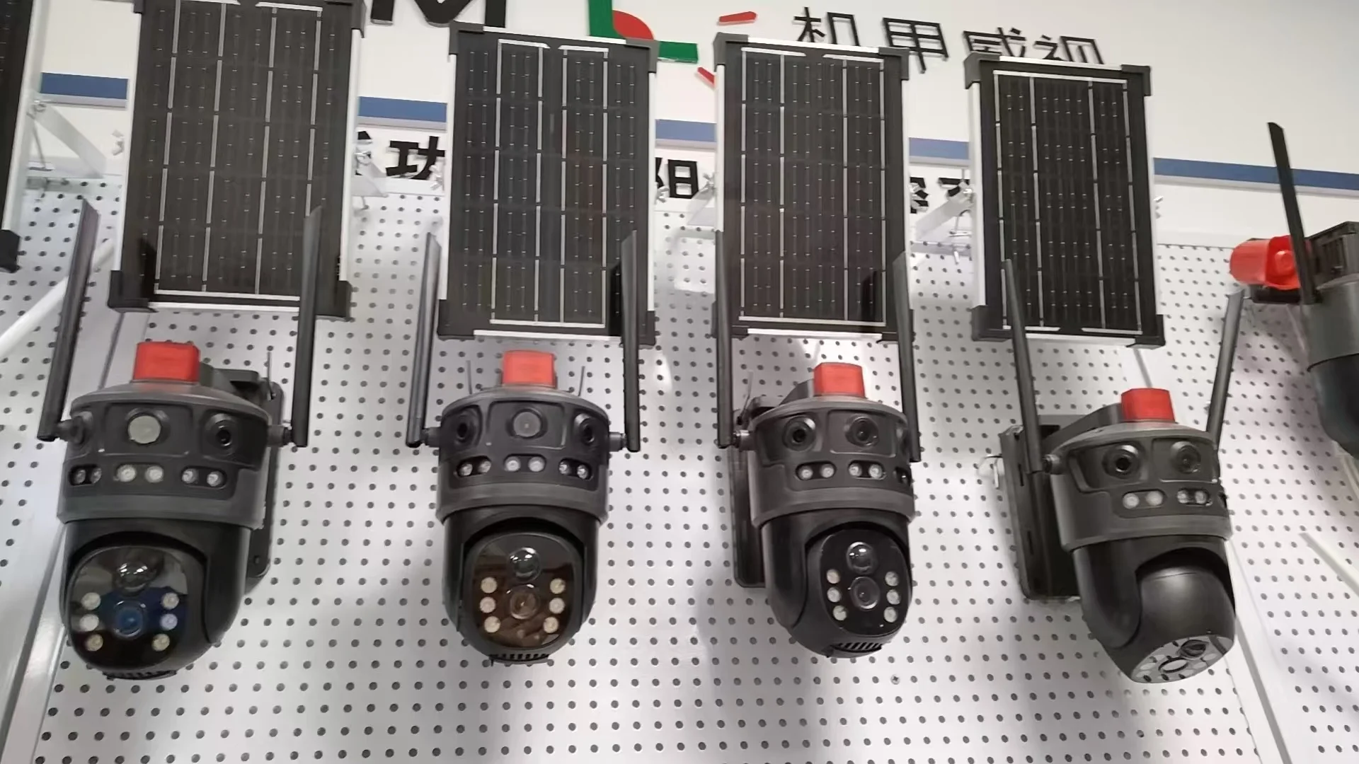 SPM 4G Double Panel Solar Security Camera 50X Optical Zoom Human Face Recognition Night Vision Full Color Solar Cctv Camera