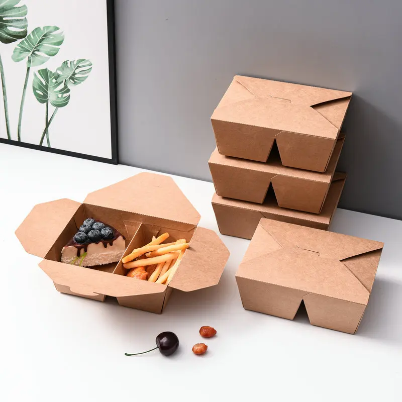 Bio-degradable Wholesale Disposable Paper Boxes Custom Logo Premium Luxury Cardboard Paper Packaging Box Customized