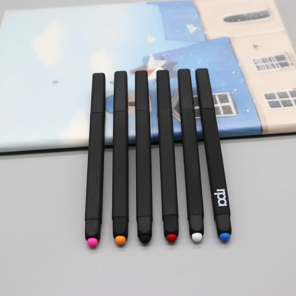 hot sales advertising W hotel square shaped stylus ball pen with custom logo for promotion gift