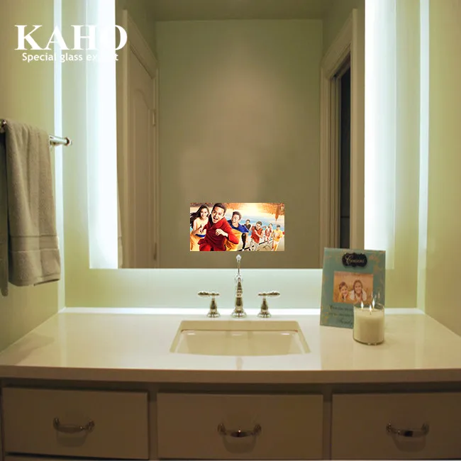 Зеркало mirrortv из стекла диагональю 32 дюйма, безрамочное зеркало со скрытым ТВ