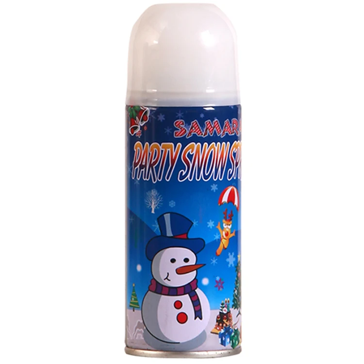 large capacity custom party snow spray for Christmas party foam snow spray