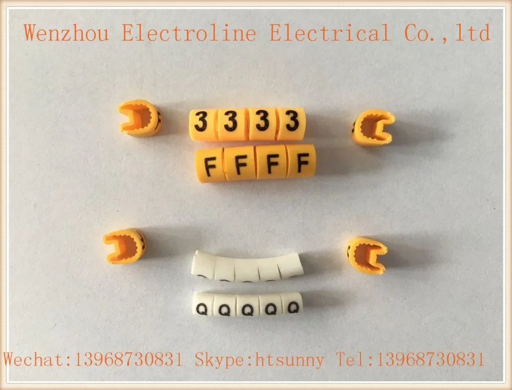 Professional Manufacturer Cheap PVC Plastic Flat Cable Marker Sleeve wire Flat Cable Marker Tube