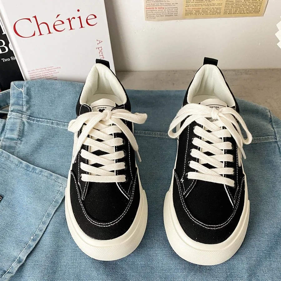 Wholesale hot selling canvas female 2023 new student running casual sports shoes water water proof casual shoe