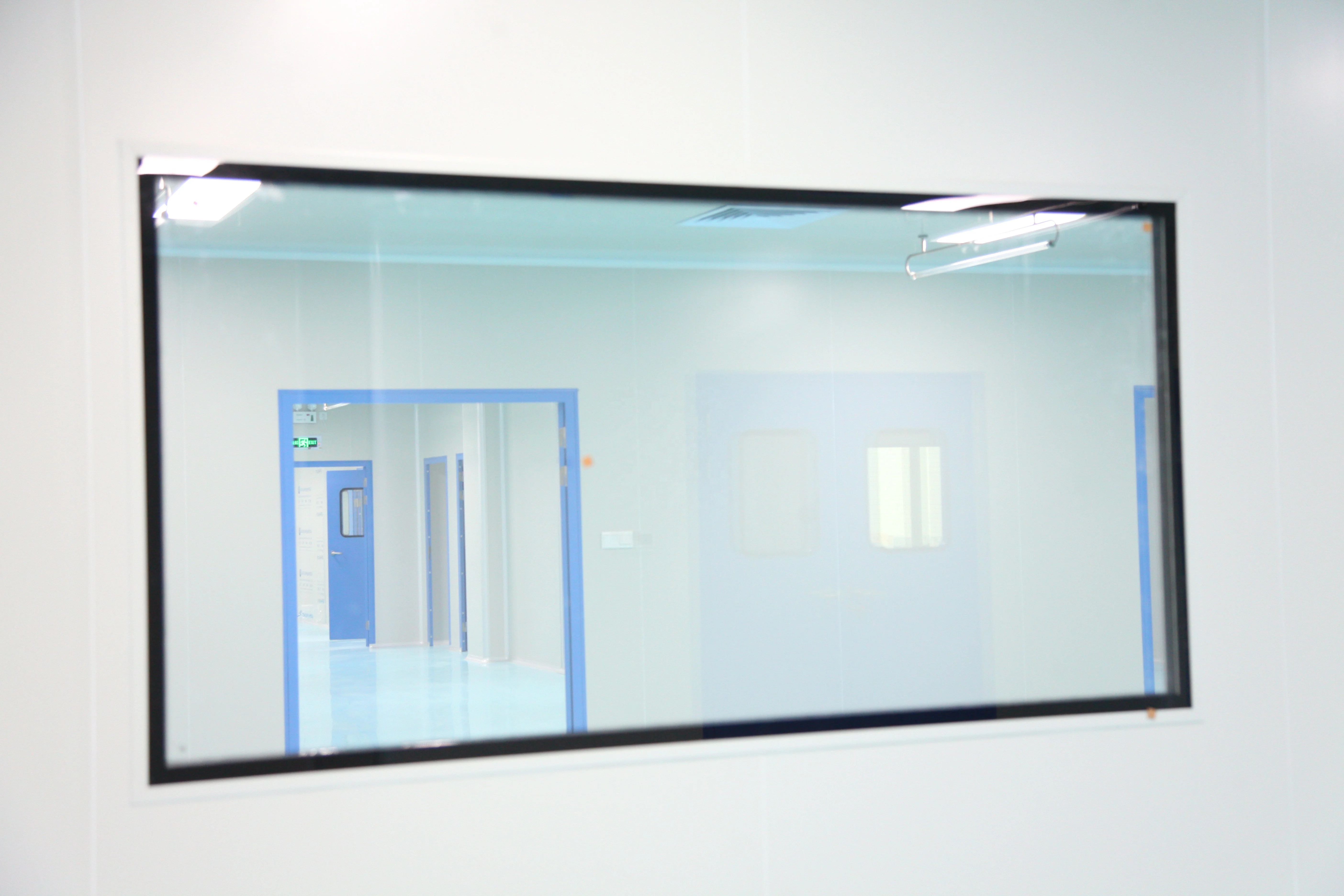 Double Tempered GMP Glass Clean room Window purification window