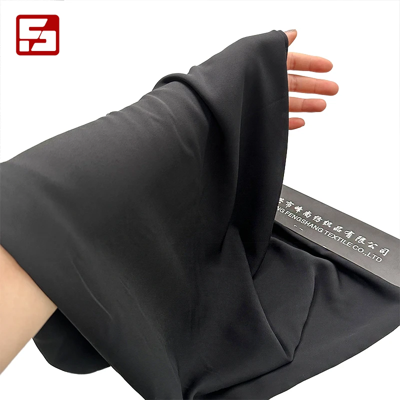 Hpt selling polyester chiffon hijab fabric woven dyed chiffon material dress women long sleeve fabric for chiffon blouse/ pant