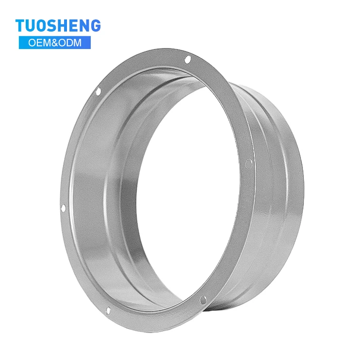Factory Supply Metal Round Air Conditioner Dryer Vent Cover Round Flange For Duct